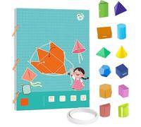 Livre d'apprentissage de la géométrie 3D avec cordon de tirage, livre d'apprentissage de la géométrie 3D avec corde tressée, livre d'entraînement à la pensée géométrique solide, améliore la