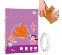 Livre d'apprentissage de la géométrie 3D, ensemble de jouets éducatifs solides, outil d'apprentissage de la pensée spatiale de 9/12/15 pièces, activité en classe pour les débutants, les voyages, l'éco