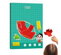 Livre d'apprentissage de la géométrie 3D, guide d'apprentissage de la géométrie à corde | Enseigner le volume et la zone Jeu éducatif pour salle de classe, maison, maternelle, école à domicile