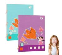 Livre d'apprentissage de la géométrie 3D, kit d'apprentissage interactif à la géométrie à tirer avec modèles pop-up, exploration du volume et de la zone, comprend 9/12/15 modèles (9 + 12 modèles)