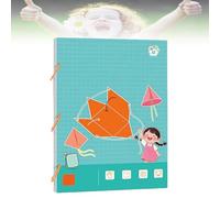 Livre d'apprentissage de la géométrie 3D Koyoata Pull String, enseigne les formules de volume et de surface, conception de corde tressée sûre, comprend les modèles 9/12/15(12 Models)