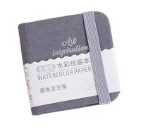 Livre d'aquarelle avec 24 feuilles de papier de coton à couverture rigide, carnet de croquis d'artistes, papier aquarelle de poche, bloc de dessin créatif