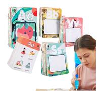 Livre d'aquarelle, cartes d'apprentissage lettres de l'alphabet,Livre de coloriage avec stylo à eau pour | pour voyage voiture fête anniversaire maison école garderie filles garçons