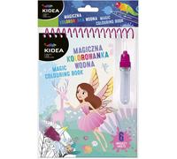 Livre d'aquarelle magique avec crayon magique de fée Kidea