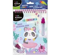 Livre d'aquarelle magique avec marqueur Ballerines Animaux Kidea