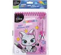 Livre d'aquarelle magique avec marqueur Kittery Cats Kidea