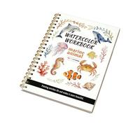 Livre d'aquarelle - Papier, Peinture Livres de coloriage à spirales | Pratique éducative sur le thème des animaux, fournitures de dessin créatif pour l'école, la salle de classe, la maison, le bureau