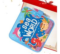 Livre d'aquarelle pour débutants, dessin animé mignon et réutilisable, accessoires de coloriage portables, livre de coloriage aquarelle pour voyage, maison, bricolage, voiture, bureau, studio