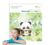 Livre d'aquarelle pour débutants, livre d'aquarelle de voyage, kit de peinture préscolaire | Kit de livres d'aquarelle pour portables pour l'école de voyage Home Kindergarten