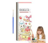 Livre d'aquarelle pour - Ensemble de peinture aquarelle - Artisanat | Livre d'aquarelle pour enfants - Peinture à l'eau - Révélation de couleur - Kit d'art sans tracas - Sans danger pour les