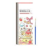 Livre d'aquarelle pour - Peinture à l'eau - Cognition des couleurs | Livre d'aquarelle - Peinture à l'eau - Révélation des couleurs - Kit d'art sans tracas - Sans danger pour les enfants