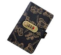 Livre d'argent avec Verrouillage par Mot de Passe en Forme d'ours, Convivial, 17,7 x 11,2 cm, Livre d'économie d'argent, Organiseur de finances domestiques, Multi-usages, pour Bill, Adultes