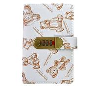 Livre d'argent avec Verrouillage par Mot de Passe en Forme d'ours, Convivial, 17,7 x 11,2 cm, Livre d'économie d'argent, Organiseur de finances domestiques, Multi-usages, pour Bill, Adultes