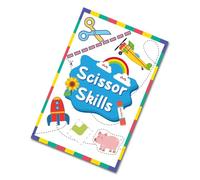 Livre d'art en papier adapté aux tout-petits avec motifs pour une activité intérieure sûre et l'éducation de la petite enfance pour enfants Coupe du papier Ciseaux Pratique pour un usage domestique