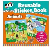 Galt Toys, Reusable Sticker Book - Animals, Sticker Books, Ages 3 Years Plus
