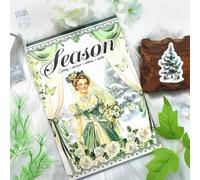 Livre d'autocollants de journal pour adultes, 278 autocollants esthétiques pré-découpés pour filles, fournitures de scrapbooking en PET et papier, fournitures de journal à balle, autocollant de