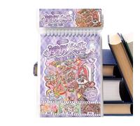 Livre d'autocollants de scène miniature - Effet visuel 3D - Collection de décoration de chambre mignonne avec pages adhésives robustes, activité de narration interactive, idéal pour les d'âge