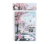 Livre d'autocollants de style japonais avec des autocollants rêveux à paillettes mates. Carnet d'autocollants, adapté pour les agendas, le scrapbooking, les projets de bricolage. (A, taille unique)