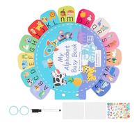 Livre D'Autocollants Dédié Aux - Activités Sensorielles Calmes Réutilisables - Jouets De Voyage Pour Et Tout-Petits - Pour Nouvel An, Anniversaire, Fêtes, Vacances,