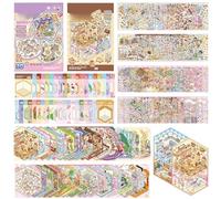 Livre d'autocollants | Livre d'autocollants de scène 3D, isométriques de maison mignonne, vaste collection salle dessin animé 3D pour adultes et enfants pour la détente, cadeaux