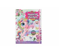 Livre d'autocollants magique Licorne