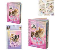 Livre d'autocollants mignons pour animaux de compagnie, 30 feuilles, 800 autocollants par style, livre d'autocollants mignons pour chien et chat pour tout-petits, décalcomanies kawaii pour