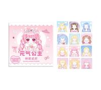 Livre d'autocollants pour spectacle de maquillage, beaux jouets autocollants de princesse,Maquillage de princesse pour - Accessoiriser les cahiers et journaux pour pour la maison et la maternelle
