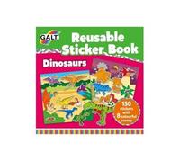 livre d'autocollants réutilisable dinosaures 158-pièces 21 cm