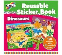 livre d'autocollants réutilisable dinosaures 158-pièces 21 cm Multicolore G