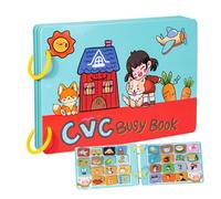 Livre d'autocollants réutilisables pour,Livre d'autocollants de puzzle pour - Livre d'autocollants de puzzle de voyage pour,Livre d'autocollants sur l'alphabétisation de la petite enfance pour les,