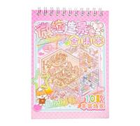 Livre d'autocollants scène miniature 3D riches motifs | Autocollants mignons de paysage de dessin animé pour décorer des cahiers, tous les endroits, adultes, adolescents