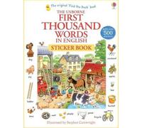Livre d'autocollants sur les mille premiers mots en anglais