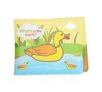 Livre de bain sans danger en mousse EVA BPA riche contenu sonore inspirant couleurs vives facile à nettoyer pour l'heure du bain de bébé, baignoire infantile, cadeau de Noël (canard animal A533)