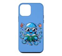 Livre de bibliothécaire Sea Ocean Giant Squid Lecture Pieuvre Coque pour iPhone 12 Mini