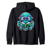 Livre de bibliothécaire Sea Ocean Giant Squid Lecture Pieuvre Sweat à Capuche