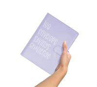 Livre de budget de trésorerie multifonctionnel : défi d'économies d'enveloppes à 100 emplacements, aide à financer votre liste de voyages ou de rêves(Purple)