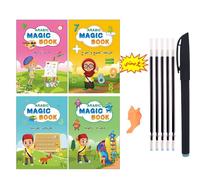 Livre De Calligraphie Pour Enfants, Groove D'écriture Magique, Alphabet Arabe, Tapis De Mots, Livre De Pratique, Jouet, Serpent Magique