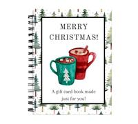 Livre de cartes de Noël - Carnet de vacances à pour un rangement organisé, collection de souvenirs attentionnés avec pages inscriptibles, organiseur pour famille et amis, couverture festive