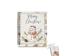 Livre de Cartes de Noël pour Adolescents Livret de vœux et bénédictions des | Carnet à offrir avec une carte cadeau de Noël pour Hommes, Femmes, , Mari, Petit Ami, Petite Amie, Ados, Bonhomme de neige