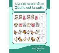 Livre de casse-têtes Quelle est la suite pour enfants d'âge préscolaire 4-5 ans