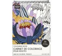 Livre de Coloriage 30 Pages "Adulte" 21x29cm Blanc Blanc G