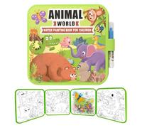 Livre De Coloriage À L'Eau - Activité Éducative Maternelle Sans Désordre - Livre De Dessin À L'Eau Pour | Pour Garçons Et Filles Maternelle Voyage Avion Voiture