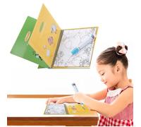 Livre de coloriage à l'eau - Fafeicy - Zoo - Stylo à eau inclus - Éducation précoce - Mixte