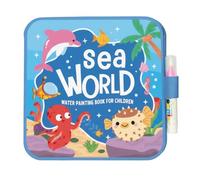 Livre de Coloriage à L'eau Montessori sans Dégâts, Nouvelle Collection Réutilisable, Ensemble de Peinture Aquarelle, Pas de Casse-tête, il Suffit D'ajouter de L'eau pour Révéler des Couleurs Vibrantes