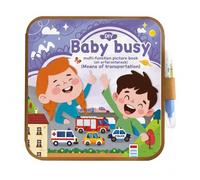 Livre de Coloriage à L'eau Montessori sans Dégâts, Nouvelle Collection Réutilisable, Ensemble de Peinture Aquarelle, Pas de Casse-tête, il Suffit D'ajouter de L'eau pour Révéler des Couleurs Vibrantes