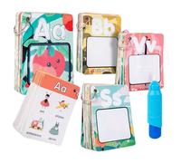 Livre de coloriage à l'eau pour | Cartes pour apprendre l'alphabet, livre de coloriage avec stylo à eau, pour voyage, voiture, fête, anniversaire, maison, école maternelle, filles