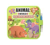 Livre de coloriage à l'eau pour - Livre de dessin pour - Jouets éducatifs réutilisables - Pour l'artisanat, l'éducation, les filles, la maison, la salle de classe, les voyages, l'avion