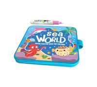 Livre De Coloriage À L'eau Réutilisable, Jouet Pour Peindre Et Apprendre Avec Un Stylo, Livres Pour Peindre À L'eau - Pour Voyage, Filles, Garçons, Anniversaire, Noël, Fête, Salle De Classe, Halloween