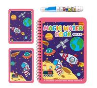 Livre De Coloriage À L'eau Réutilisable | Livre de Peinture Magique pour,Set De Dessin Et Jeux De Peinture Jouets Éducatifs Pour L'Apprentissage Cadeau Pour Anniversaire Et Pâques