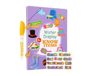 Livre de Coloriage à l'Eau Réutilisable Révélation à l'Eau Réutilisable